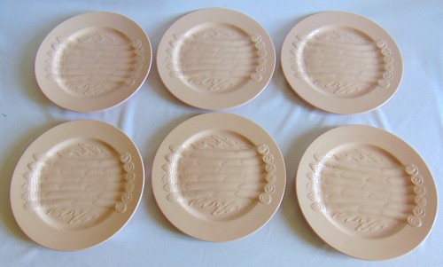 Assiettes asperges faience - 6,