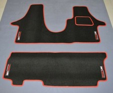 Volkswagen Transporter VWT5 & T6 Kombi Carpet Mat Set: Sportline Logos Included