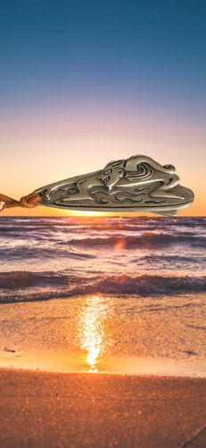 Pendentif planche surf - pendentif,