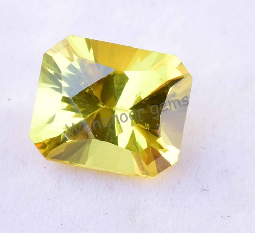 Saphir jaune naturel - 9,20, ct