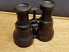 Very Old Pair of Galileo Type Officer Military Binoculars - Early 20th Century