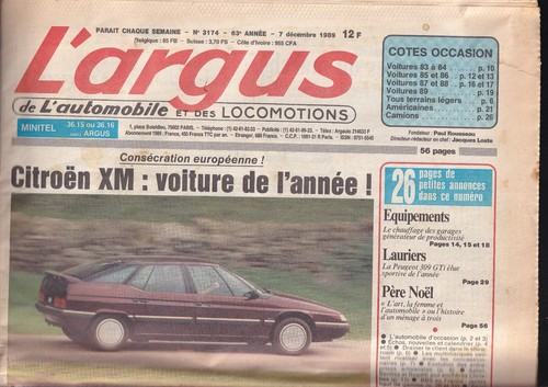 Argus 3174 citroen - l'argus, /