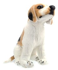 Doudou peluche chien beagle