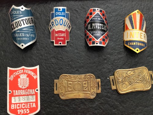 Lot plaques de - de,