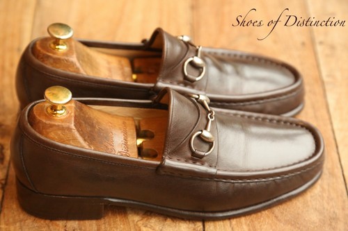 Mocassins gucci cuir - cuir, marron
