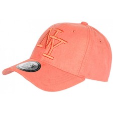 Casquette NY Daim Orange
