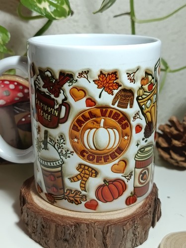 Mug ceramique automne - automne, pumpkin