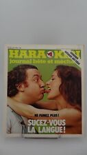 HARA KIRI N° 196 JANVIER 1978 / COLUCHE / REVUE SATIRIQUE