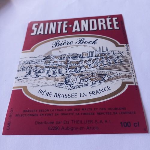 étiquette bière sainte andre - Étiquette, sainte-andre