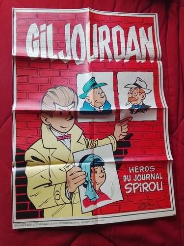 Poster gil jourdan spirou 1698 - poster,