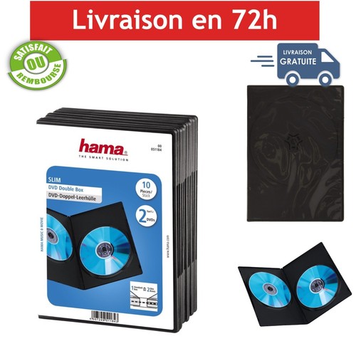 Boîtiers dvd slim doubles - boîtiers,