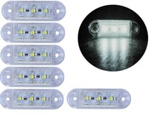 6x Blanc Petit Avant Feux de