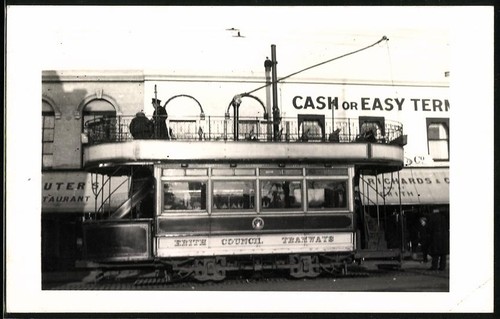 Photographie tramway anglais