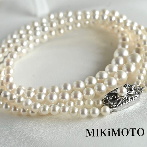 Mikimoto akoya pearl necklace - pearl,