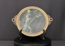 Plateau en bronze patiné et