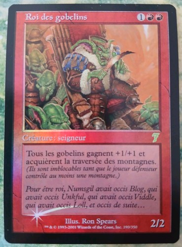 Roi des gobelins foil - roi,
