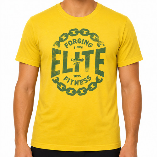 Reebok crossfit yellow cotton - yellow,