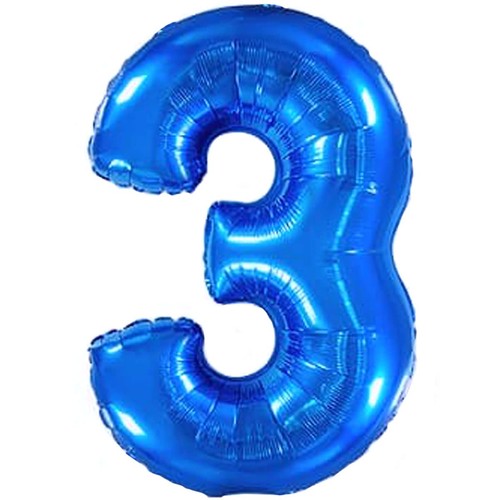 Ballon anniversaire numero 3 - 3,