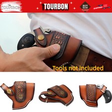 TOURBON Leather Handgun Pocket