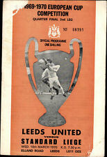 EC I 69/70 Leeds United F.C. - Standard Liège / Lüttich, 18.03.1970