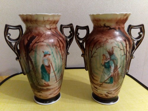 Paire vases anciens xixème - paire, de