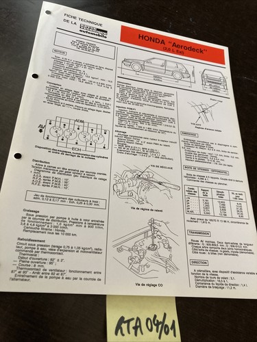Fiche technique automobile