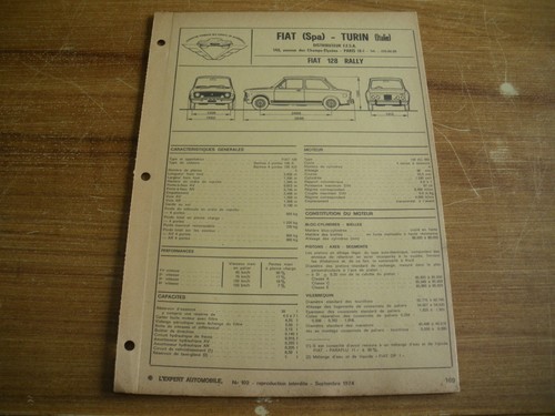 Fiche technique triple fiat - fiche,