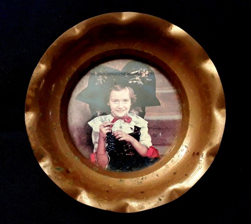 Ancien cendrier cuivre - ancien,