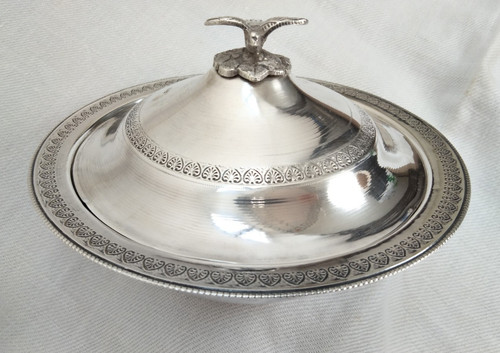 Boite ronde argent massif - boite,