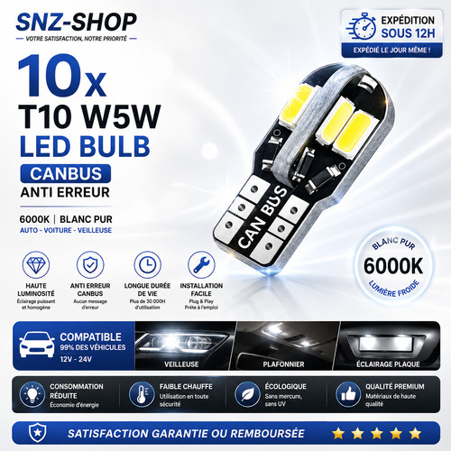 T10 w5w led bulb - x,