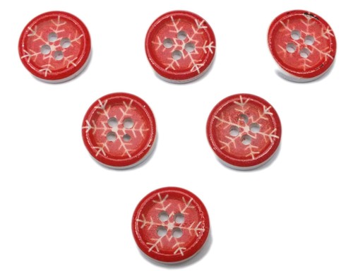 Lot boutons bois rond - lot,