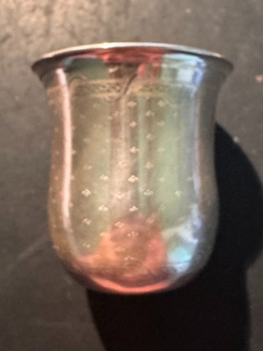 Ancienne timbale curon argent