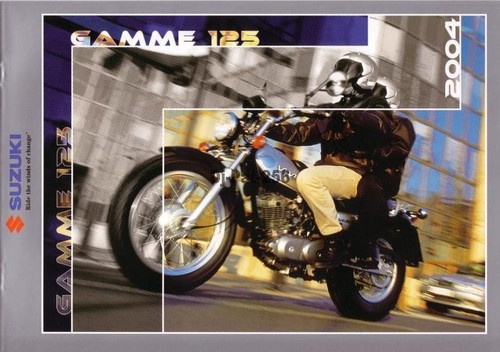 Brochure suzuki 125 - brochure, rv