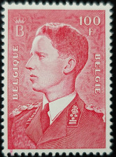 TIMBRE de BELGIQUE - BAUDOUIN