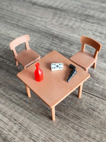 Playmobil table poker - table,