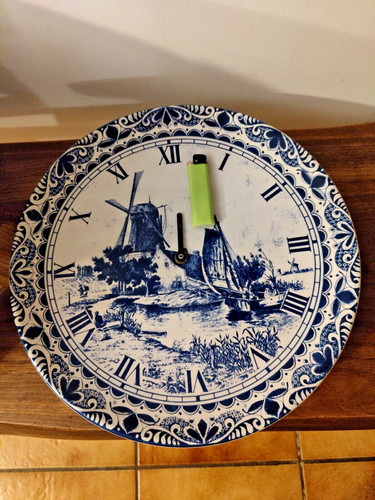 Ancien plat faience delfts - plat,
