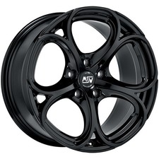 JANTES ROUES MSW MSW 82 POUR SAAB 9-3 8X18 5X110 GLOSS BLACK XL1