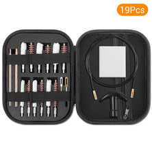 Kit de nettoyage universel pistolet 19 pièces Calibres .22, .357, .38, 9mm .45
