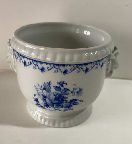 Petit cache pot - fleuri, bleu