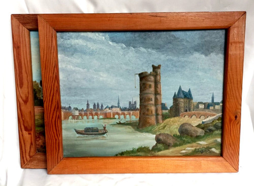 Peintures huile de - 2, à