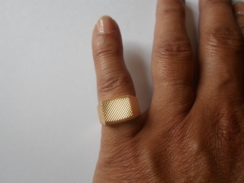Bague plaqué oria - en, or