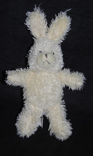 Doudou lapin jaune yves - jaune,