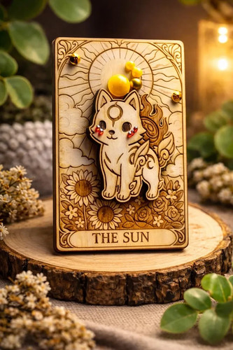 Carte tarot okami amaterasu - carte,