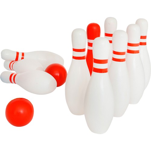 Bowling toys rouge blanc - bs-toys, rouge/blanc