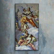 Horloge décorative sur toile