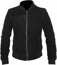 Blouson bomber homme cuir daim