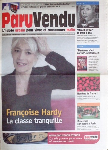 Paru vendu francoise hardy - vendu,