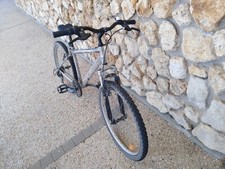 vélo vtt gris métal 24
