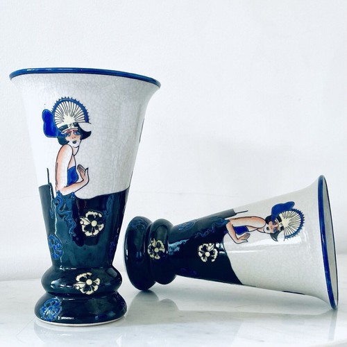 Superbe paire vases en - paire,