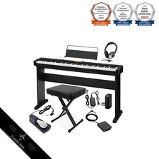 CASIO CDP-S300 Digital Piano Headphones Stand X-Stool Damper Pedal SetJapan